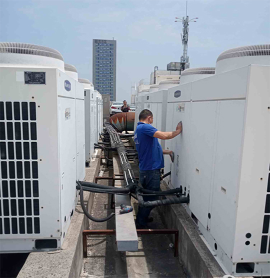 沙湾中央空调制热和不制冷系统维修方法